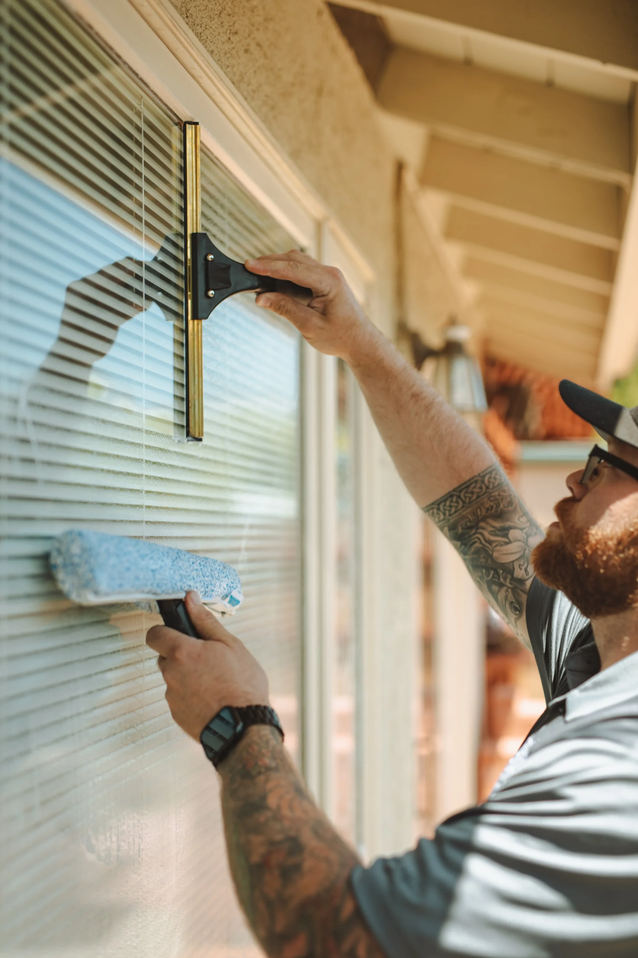 Why choose Pop's Soft Wash - professional cleaning team with equipment