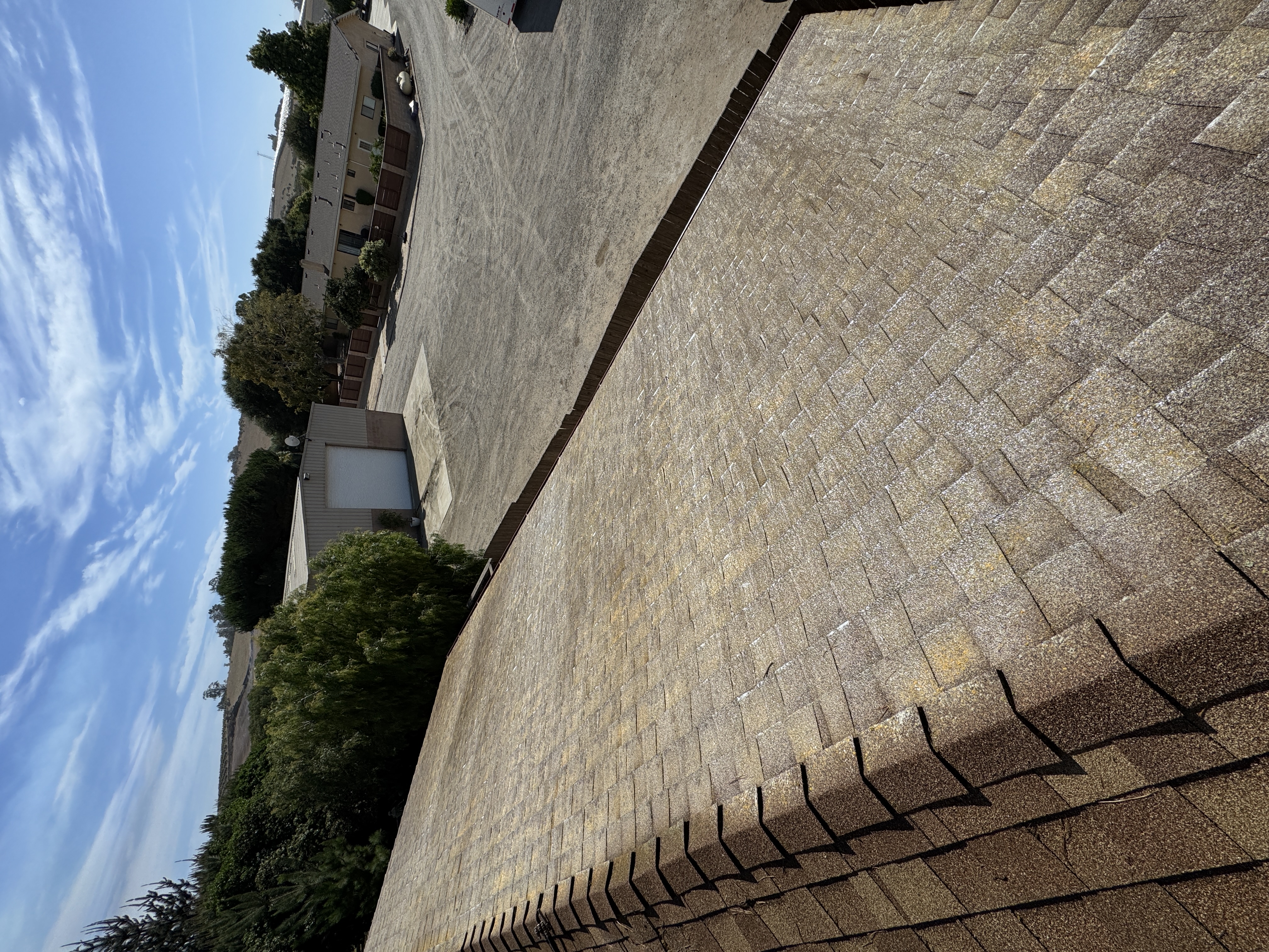 Clean residential windows and bright exterior glass after professional washing